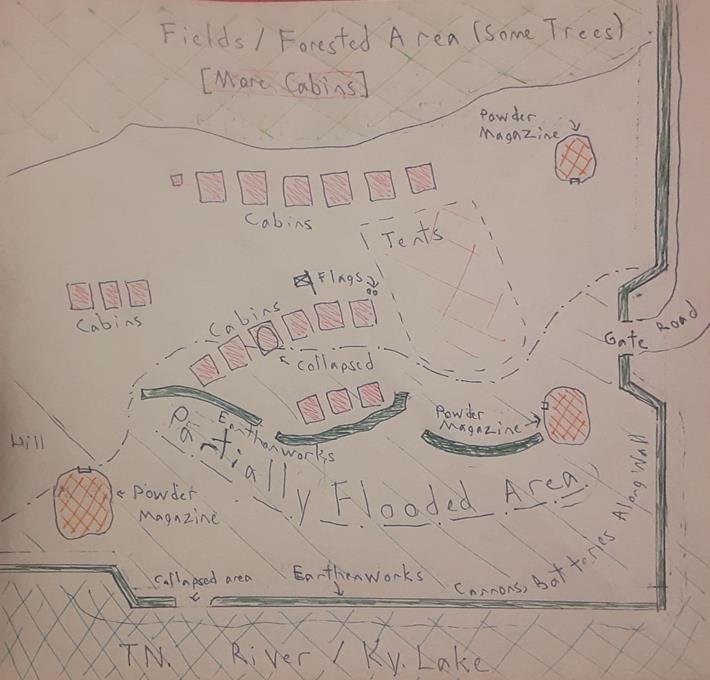 drawn plan for the model